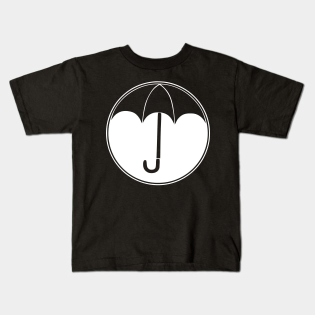 Umbrella Academy Logo Kids T-Shirt by DrawingBarefoot